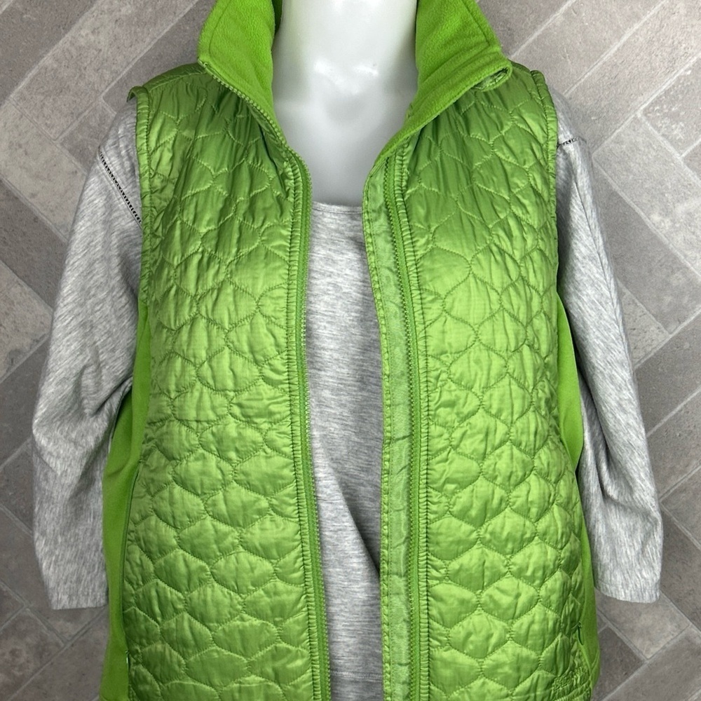 LL Bean size L green quilted thinsulate insulated puffer vest.